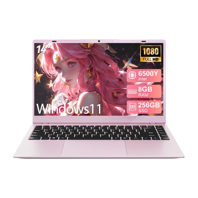 Blueing Ordinateur portable 14" - Dual Core (4 threads) - NCS214Y-T-6500Y 8 Go+256 Go SSD