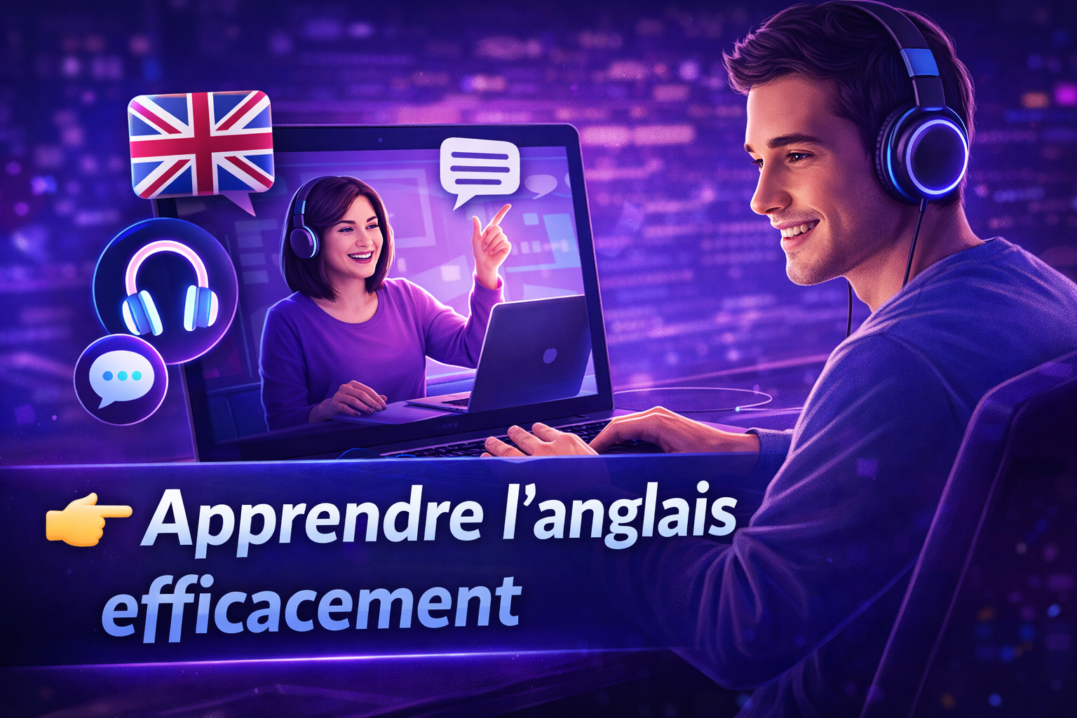 Comment vraiment apprendre l’anglais efficacement